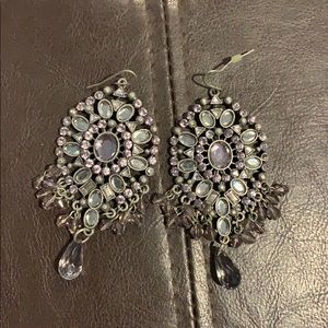 Jeweled Chandelier Earrings